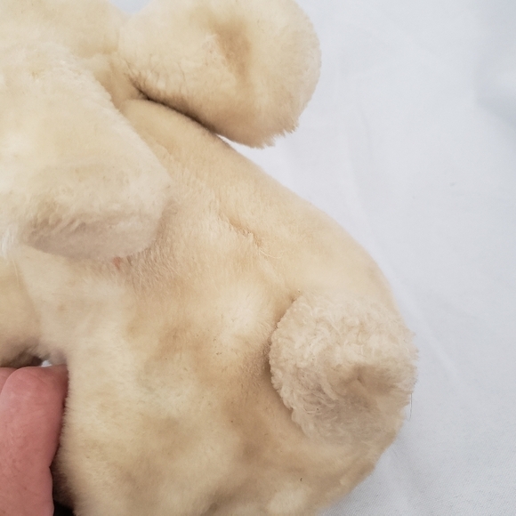 Eden Vintage Bunny Rabbit Plush Stuffed Animal Cream Tan 10 Inch - Picture 10 of 13
